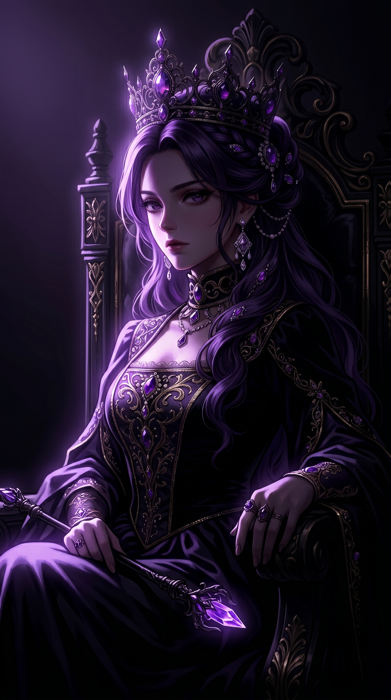 Empress Seated In Darkness